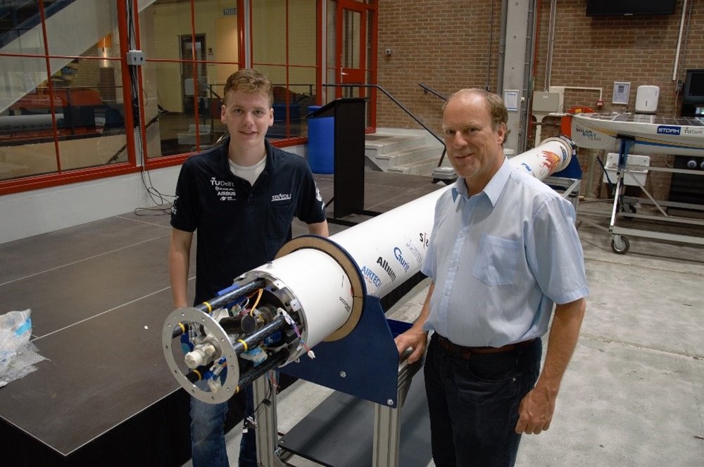 Un moteur pour un voyage spatial expérimental de l'Université technique de Delft